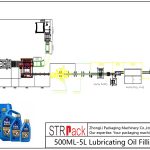 Automatikus 500ML-5L kenőolaj-töltő vonal