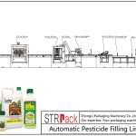 Automatikus peszticid-töltő vonal